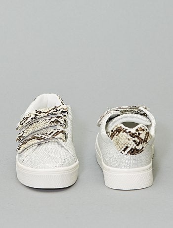 Baskets vernies détail 'serpent' - Kiabi