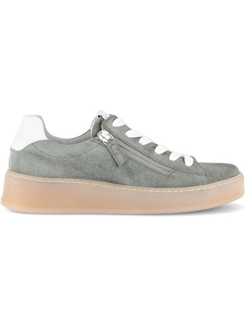 Baskets vert d'eau en nubuck - Kiabi