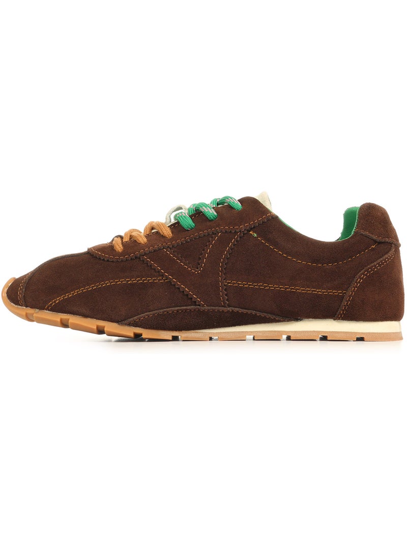 Baskets victoria aster daim Marron - Kiabi