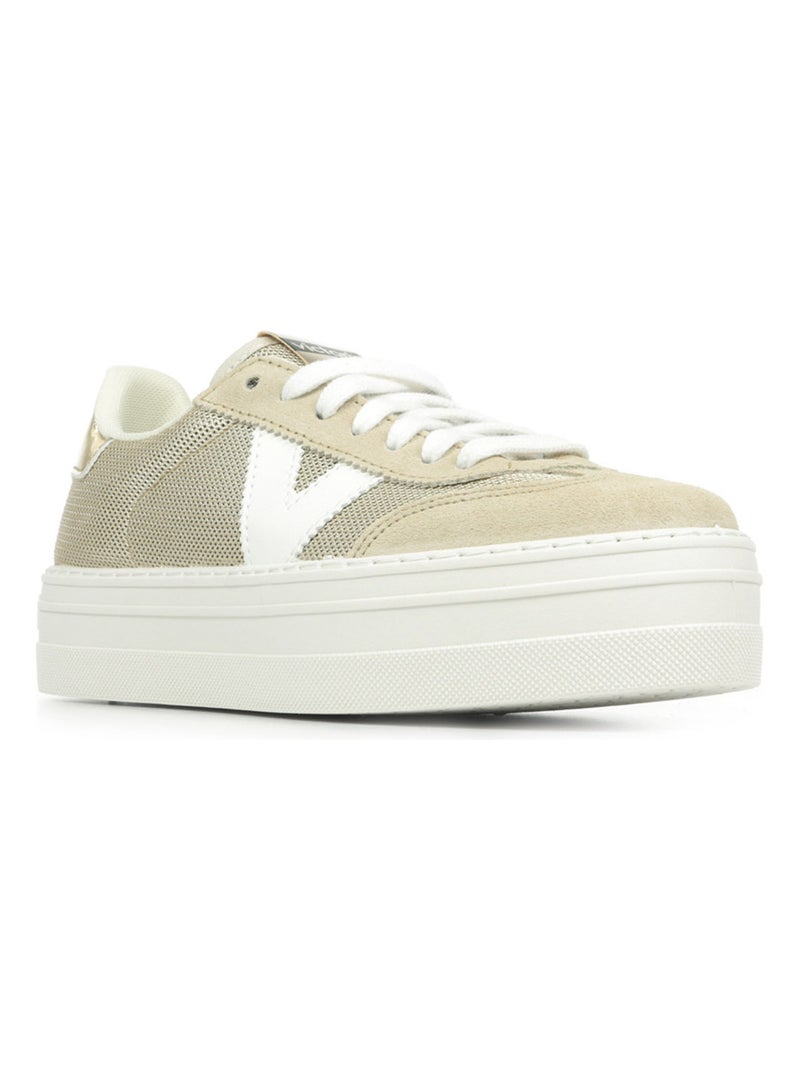 Baskets Victoria Barcelona Beige - Kiabi