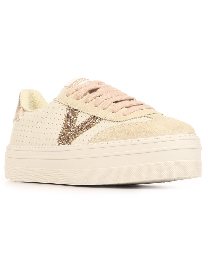 Baskets Victoria Barcelona Ciclista Efec Blanc - Kiabi