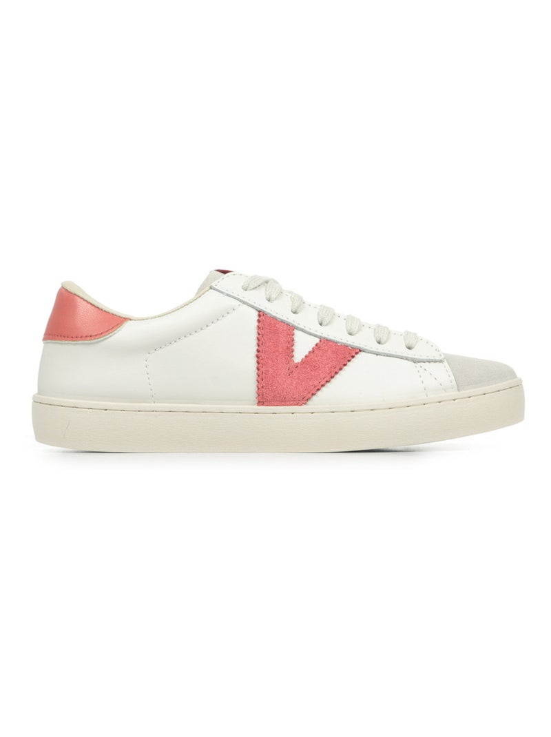 Baskets Victoria Berlin Blanc Rose - Kiabi