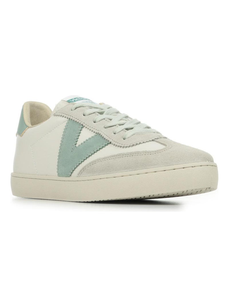 Baskets Victoria Berlin Blanc Vert Gris - Kiabi