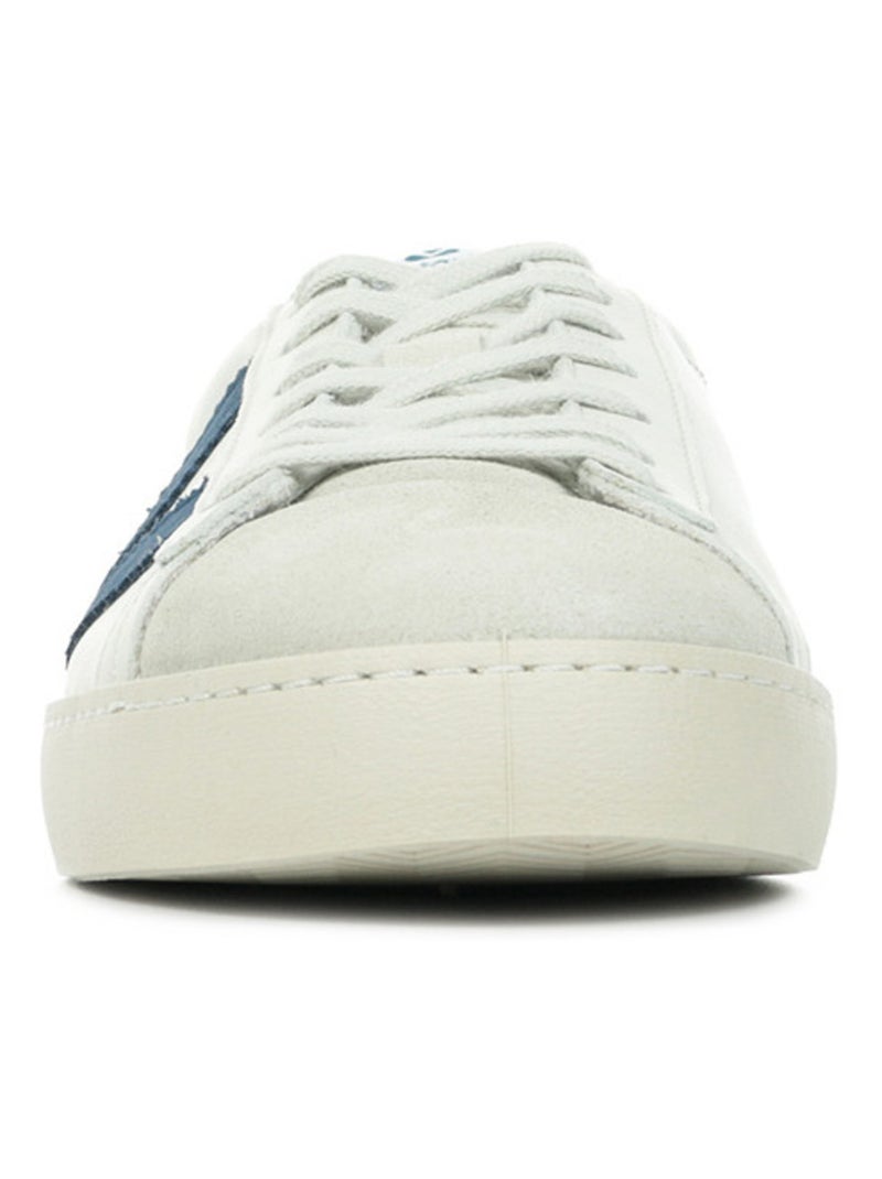 Baskets Victoria Berlin Piel Contraste Blanc Bleu - Kiabi