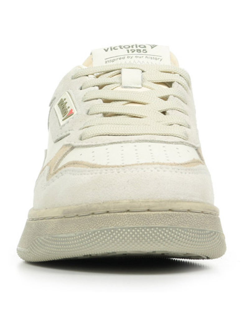 Baskets Victoria C80 Sport Mix Blanc Beige - Kiabi