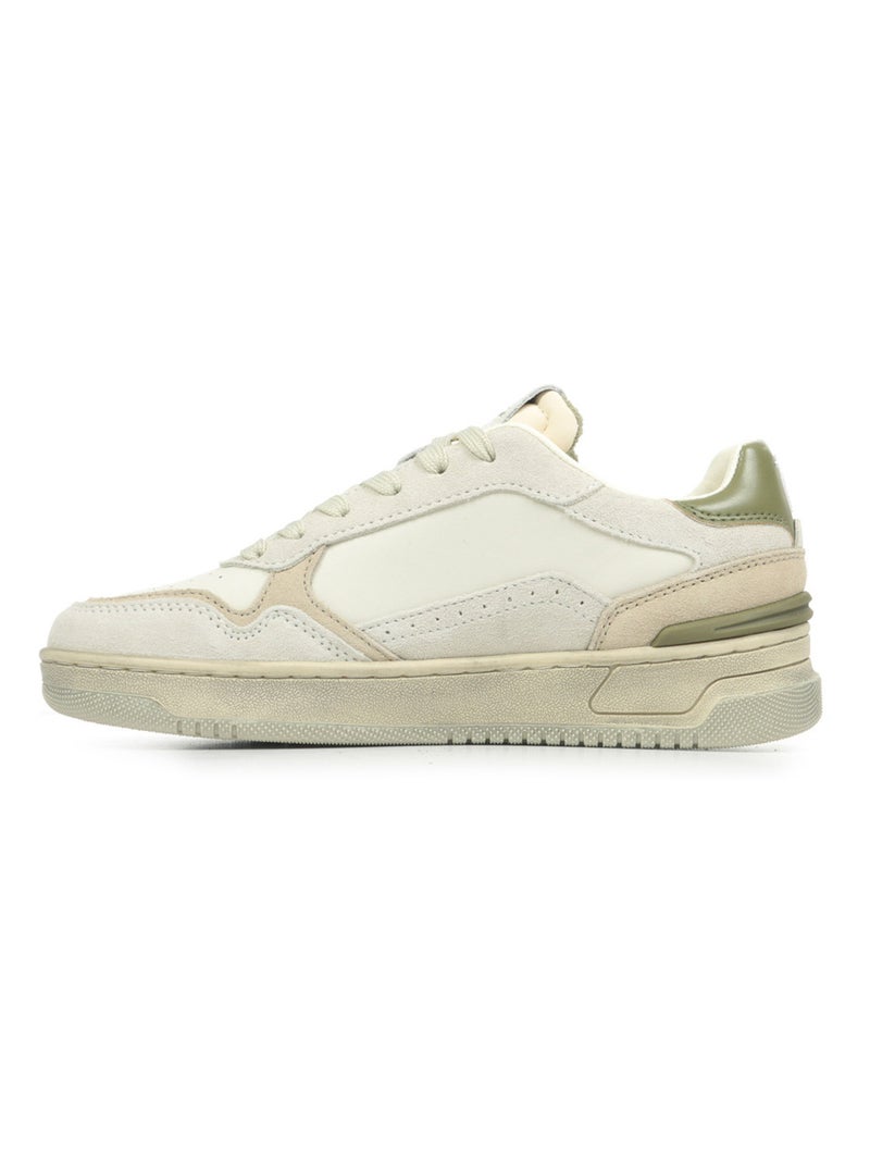 Baskets Victoria C80 Sport Mix Blanc Beige - Kiabi