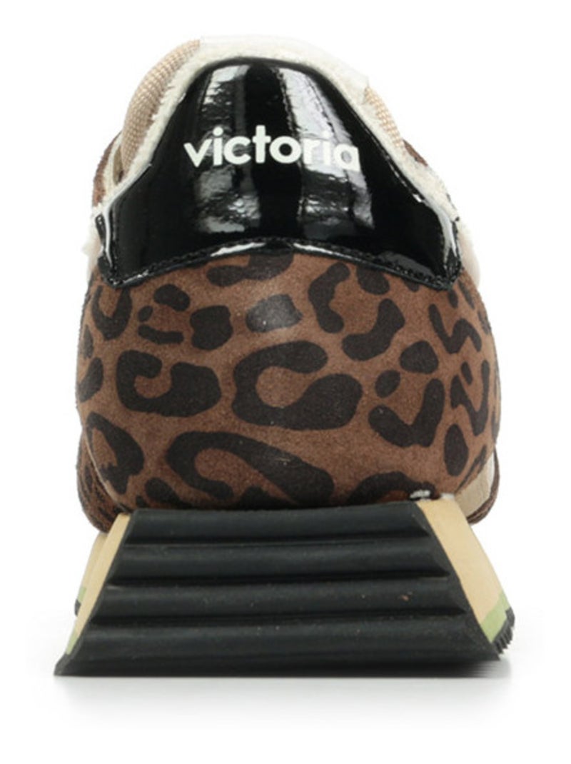 Baskets Victoria COSMOS NYLON IMPRIMÉ ANIMAL Marron - Kiabi