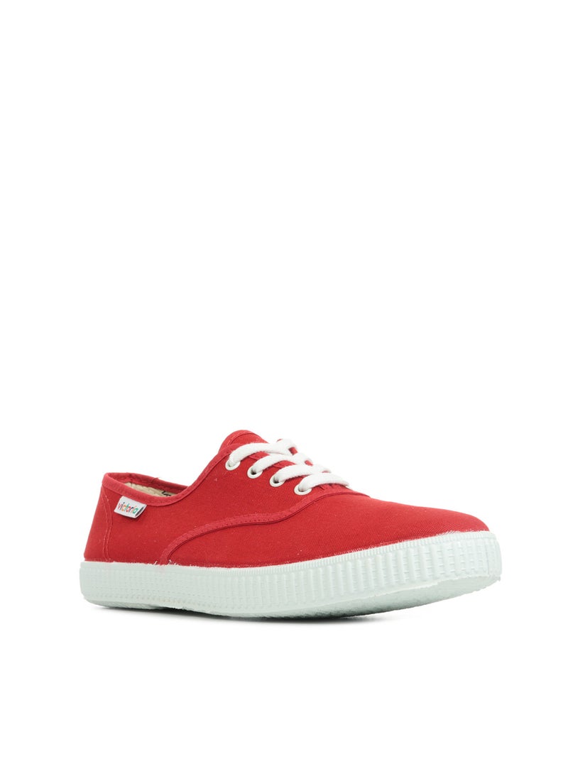 Baskets Victoria Inglesa Lona Toile Rouge - Kiabi