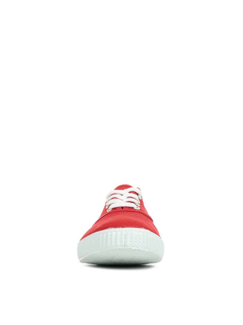 Baskets Victoria Inglesa Lona Toile Rouge - Kiabi
