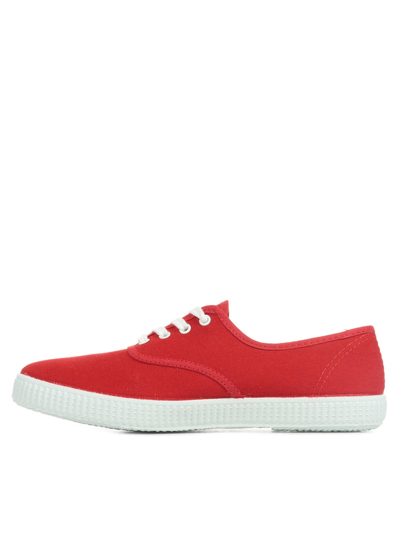 Baskets Victoria Inglesa Lona Toile Rouge - Kiabi