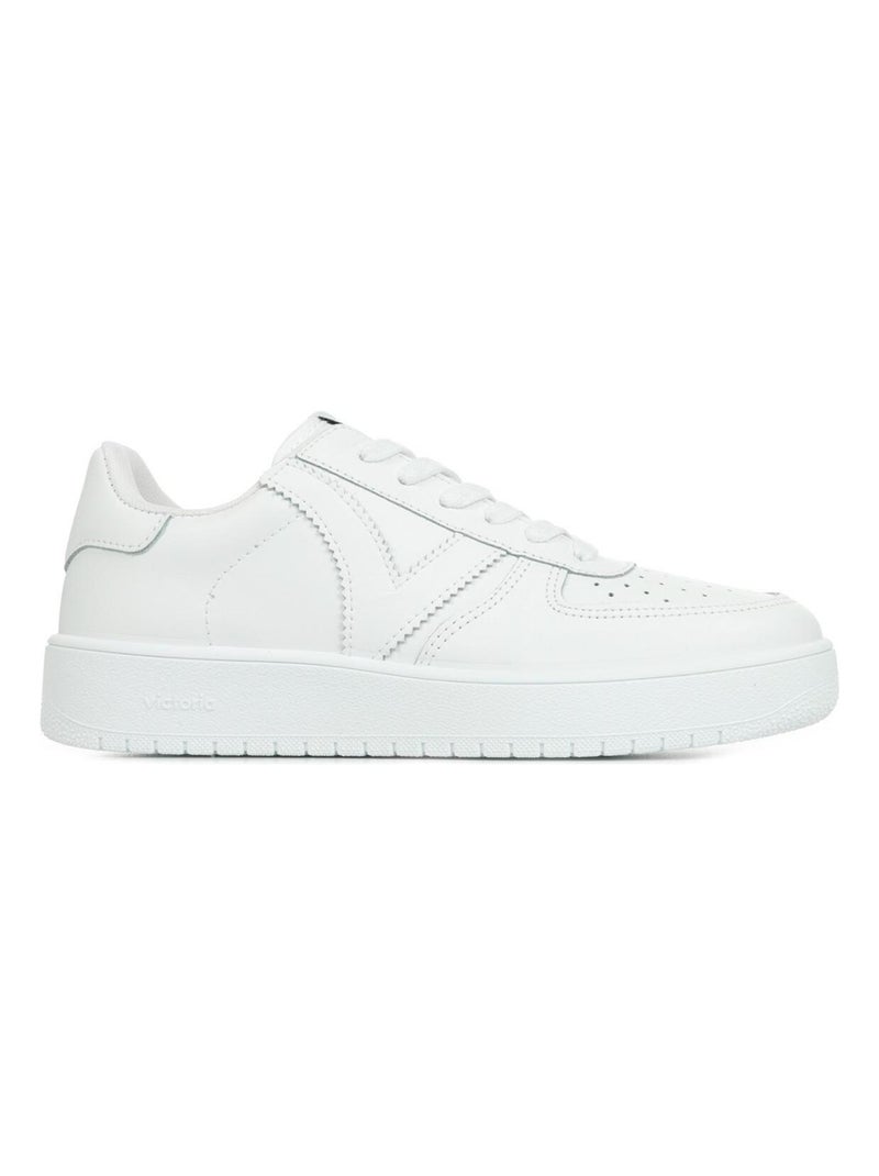 Baskets Victoria Madrid Piel Blanc - Kiabi