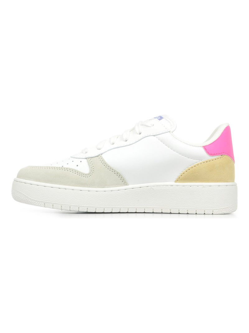 Baskets Victoria Madrid Serraje Multico Blanc - Kiabi