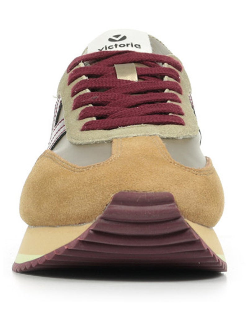 Baskets Victoria PLATINO Marron - Kiabi