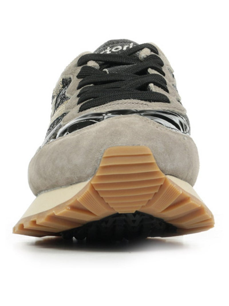 Baskets Victoria Rush Glam Noir Gris - Kiabi