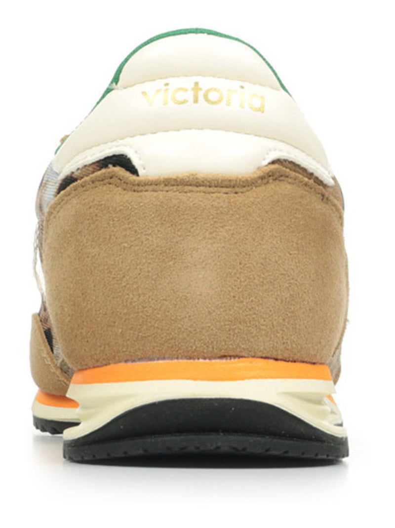 Baskets Victoria Saturno Serraje Nylon Marron clair - Kiabi