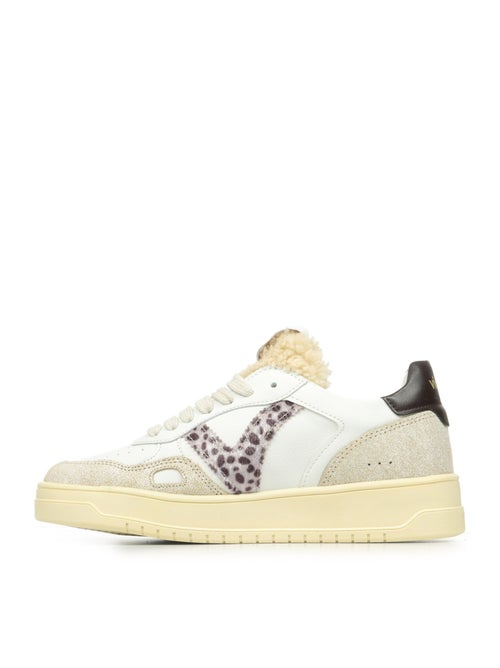 Baskets Victoria Seul Efecto Piel & Serra - Kiabi