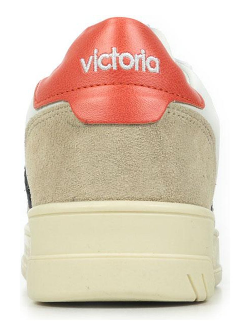 Baskets Victoria Seul Efecto Piel Serra Blanc - Kiabi