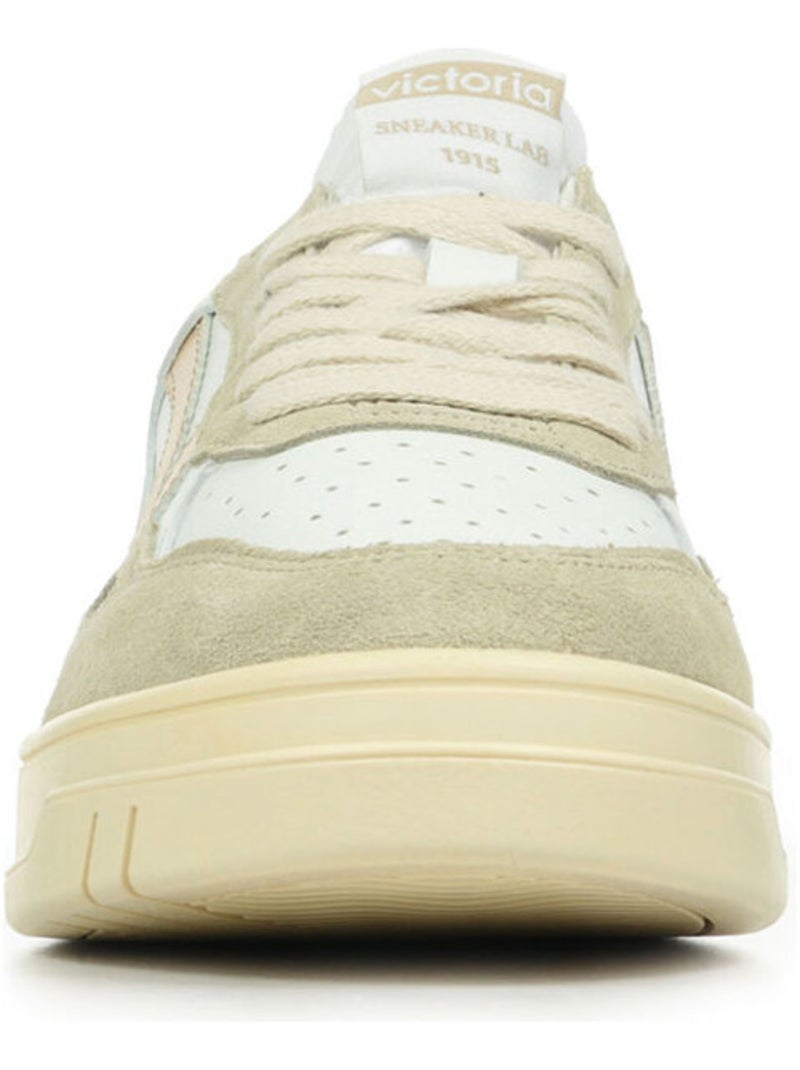 Baskets Victoria Seul Efecto Piel & Serra Blanc - Kiabi