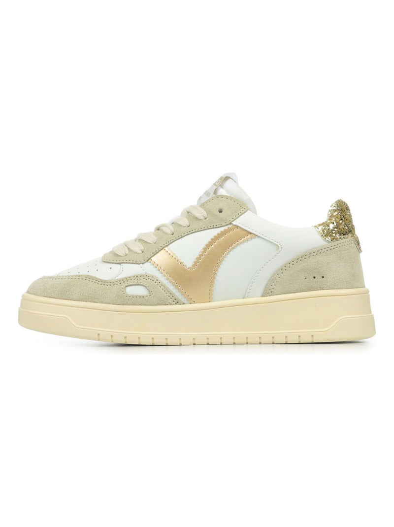 Baskets Victoria Seul Efecto Piel & Serra Blanc - Kiabi