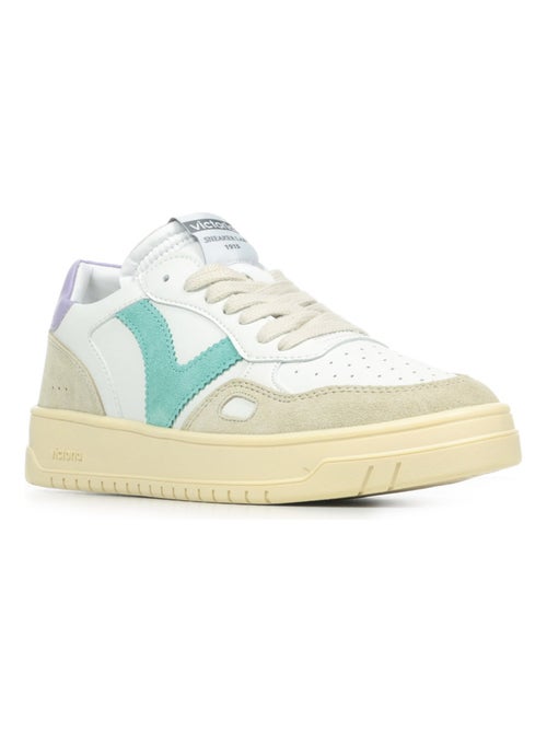 Baskets Victoria Seul Efecto Piel & Serra - Kiabi