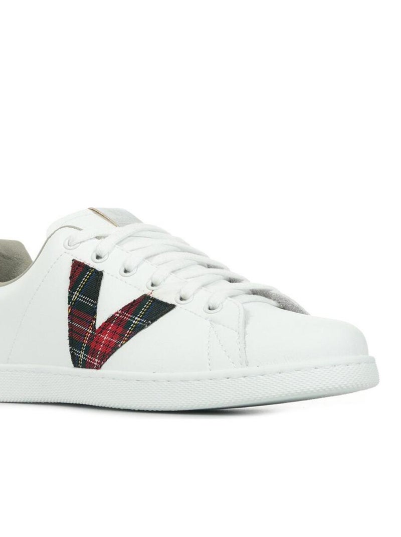 Baskets Victoria Tenis PU Blanc Multicolore - Kiabi