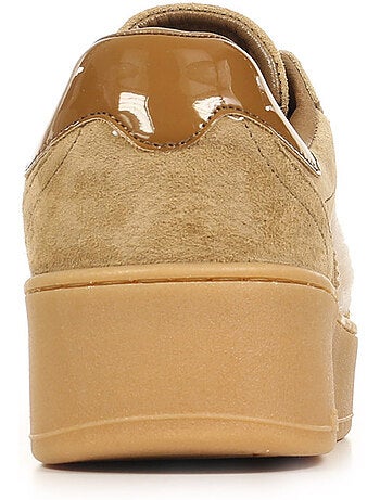 Baskets victoria turin daim & effet mouton