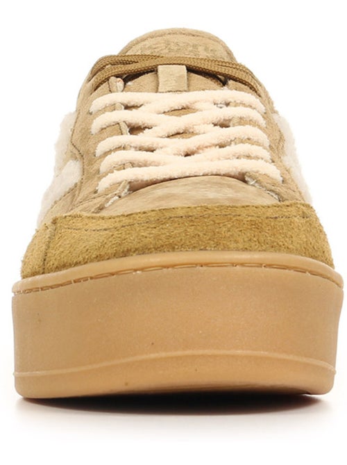 Baskets victoria turin daim & effet mouton - Kiabi Baskets victoria turin daim & effet mouton - Kiabi