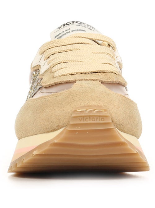 Baskets Victoria Viento Nylon Metal & Serraje - Kiabi