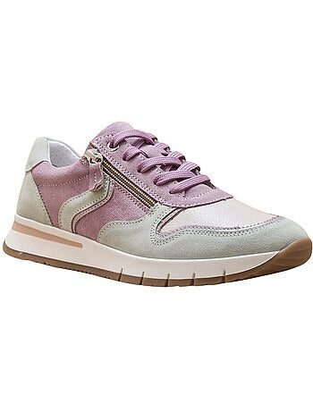 Baskets zip et lacets bicolore - PEDICONFORT