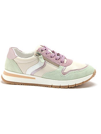 Baskets zip et lacets bicolore - PEDICONFORT