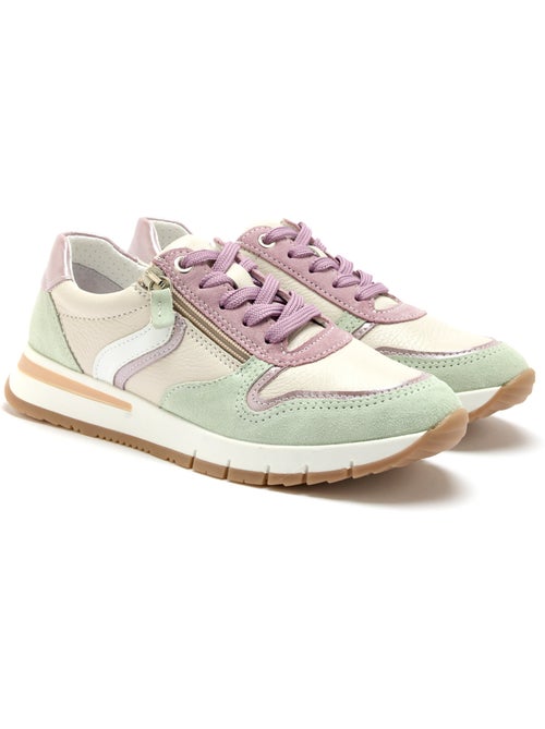 Baskets zip et lacets bicolore - PEDICONFORT - Kiabi