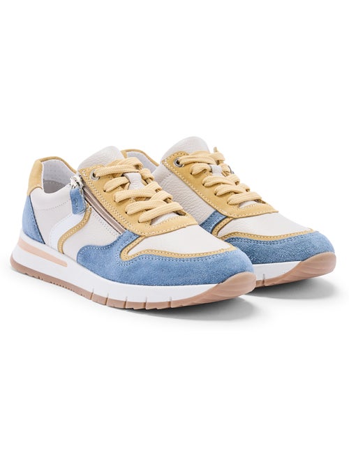 Baskets zip et lacets bicolore - PEDICONFORT - Kiabi