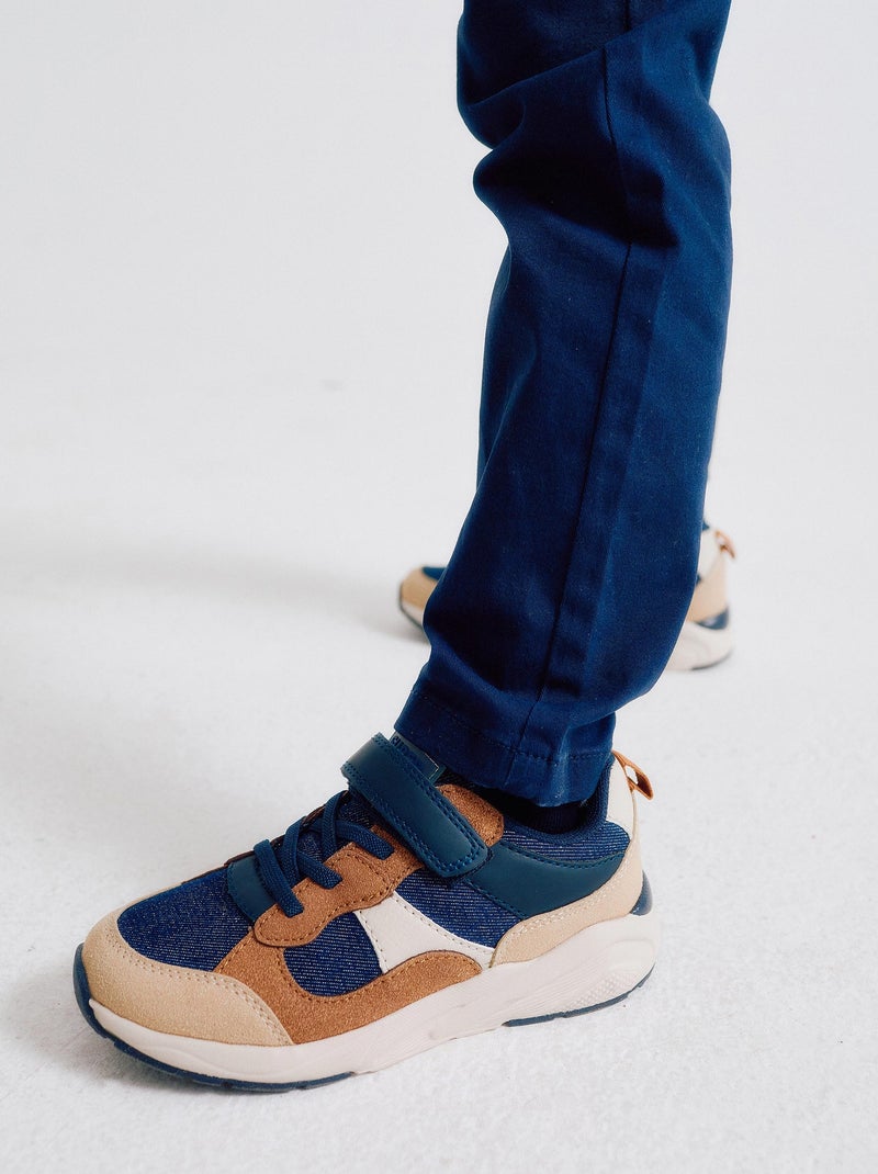 Baskets Zy Superlight Runner Bleu Beige - Kiabi