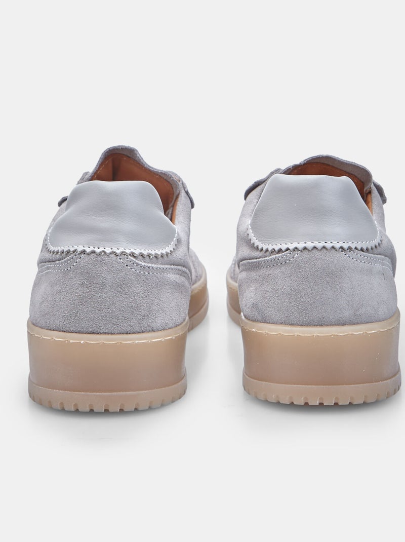 Bata Basket de loisirs Laces/Velcro Gris - Kiabi