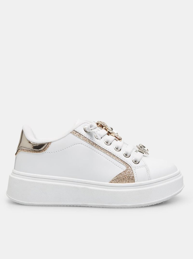 BATA Baskets confrotables avec accessoire Blanc - Kiabi