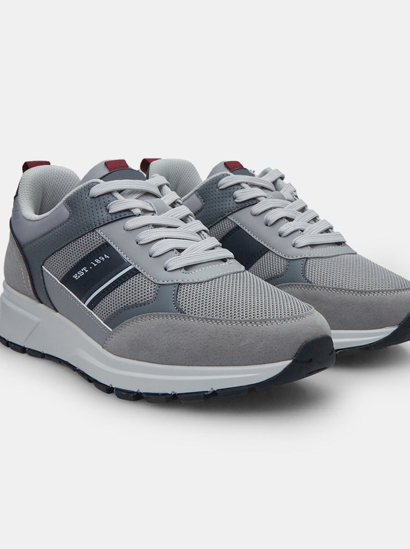 BATA Baskets d'été en tissu Gris - Kiabi