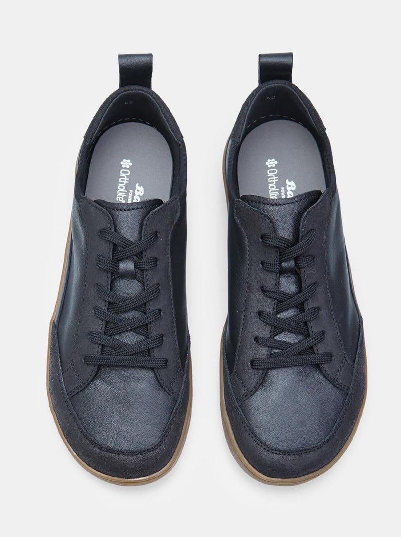 BATA Baskets en cuir Barefoot  confortables Noir - Kiabi