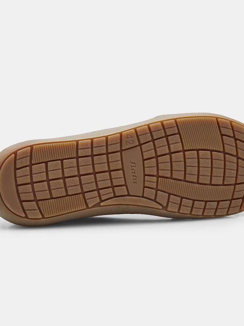 BATA Baskets en cuir Barefoot  confortables Noir - Kiabi