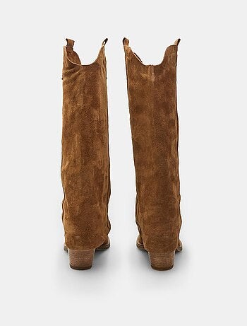 BATA Bottes western en daim