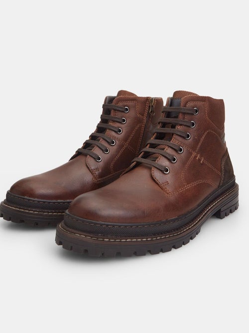 BATA Bottines d'hiver en cuir - Kiabi