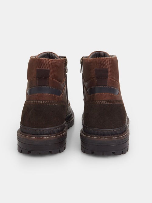 BATA Bottines d'hiver en cuir - Kiabi