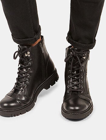 BATA Bottines hiver zippées sur le côté