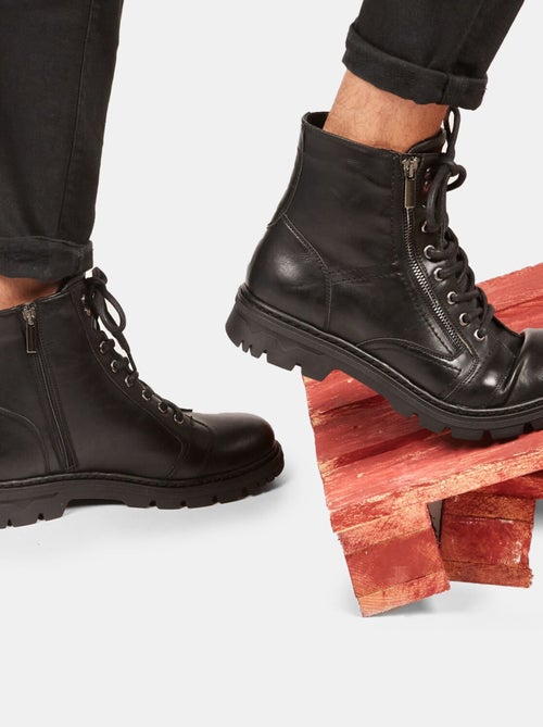 BATA Bottines hiver zippées sur le côté - Kiabi