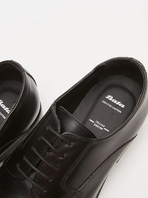 BATA Chaussures d'hiver à lacets en cuir - Kiabi