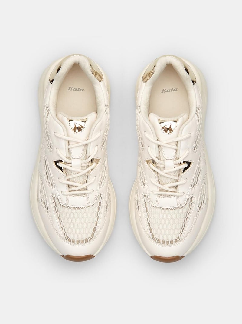 BATA  Chaussures Laces/Velcro Casual Beige - Kiabi