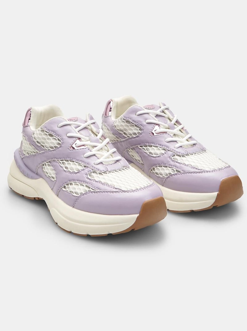 BATA  Chaussures Laces/Velcro Casual Violet - Kiabi