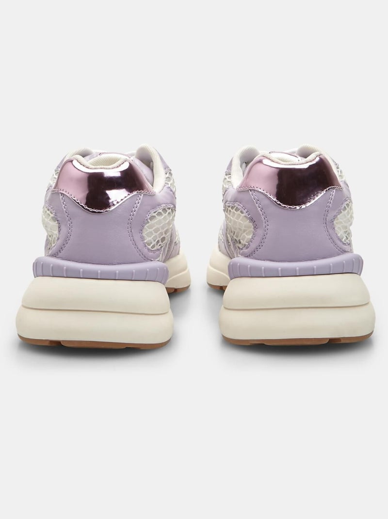 BATA  Chaussures Laces/Velcro Casual Violet - Kiabi