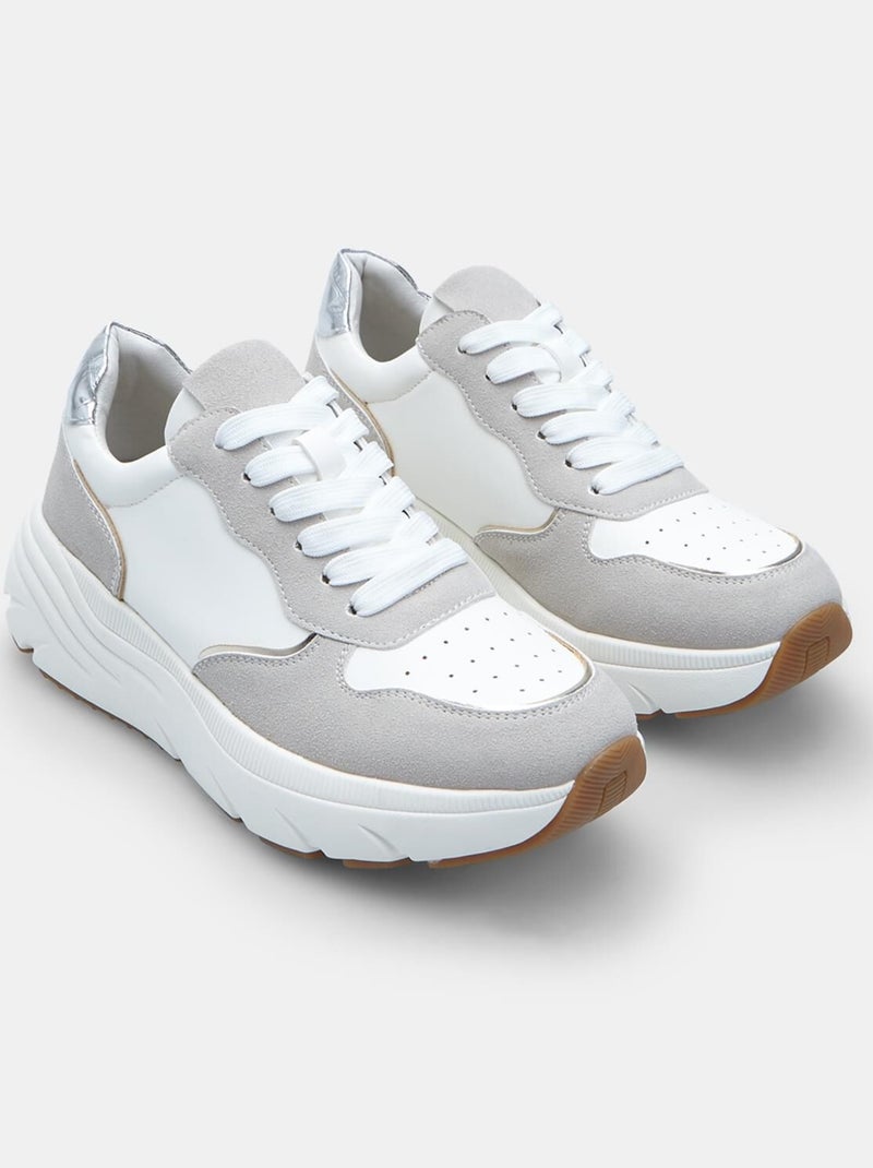 BATA Chaussures  Lacs Confortables Blanc - Kiabi
