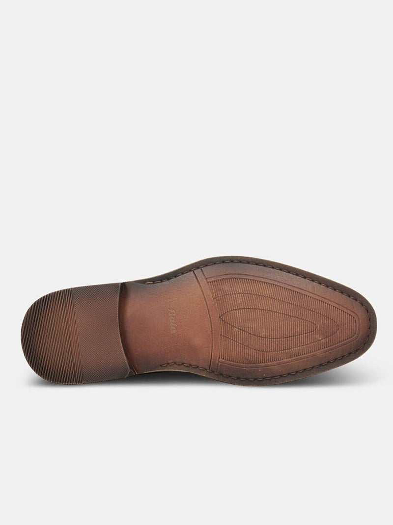 BATA Derbies été en cuir Bronze - Kiabi