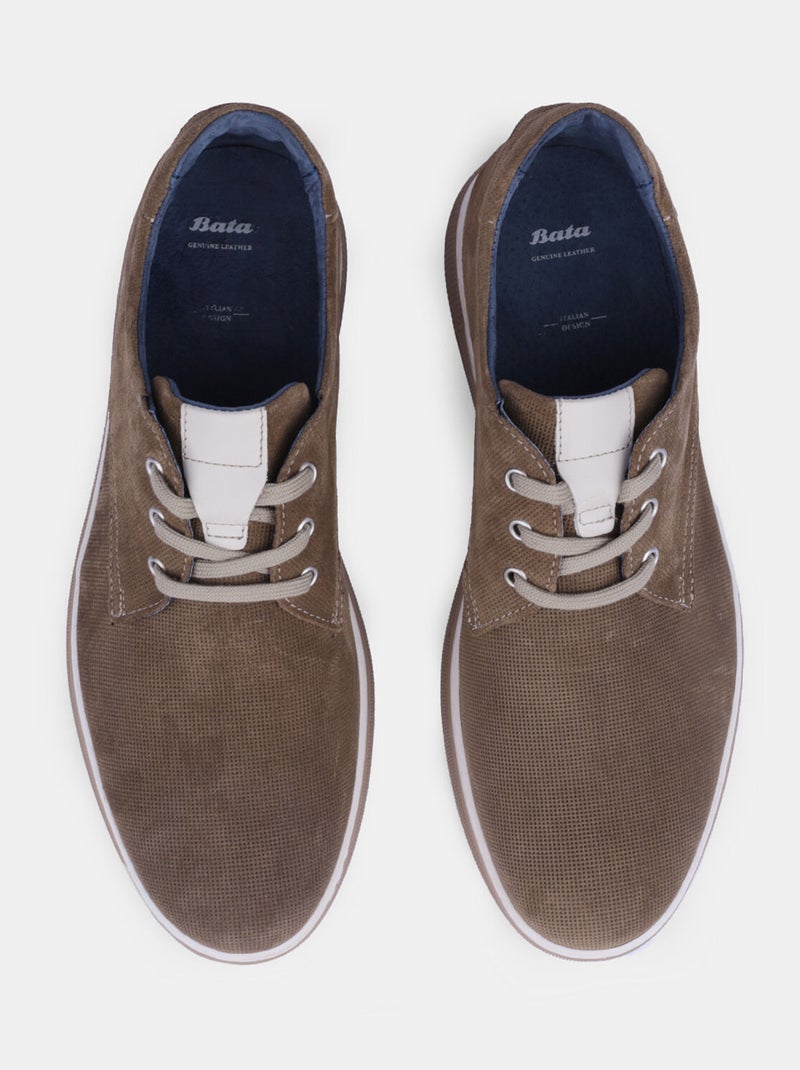 BATA Derbies été en daim Beige - Kiabi